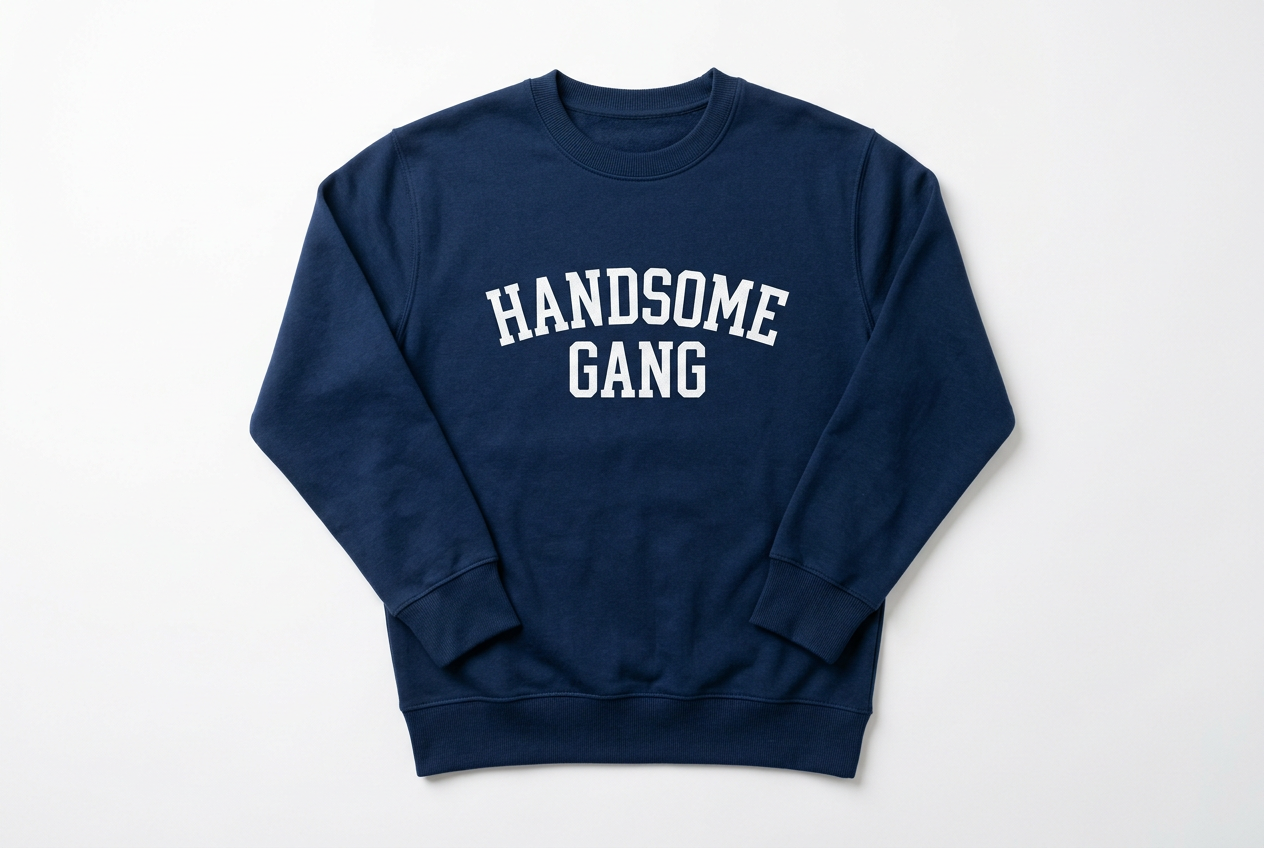 WHITE x PINK 'HANDSOME GANG' LONG SLEEVE
